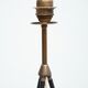 Tripod with pleated plastic shade, 1950s
