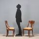 Antique Louis-Philippe chairs in walnut and fabric, Italy, 19th century.