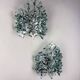 Pair of Murano cut glass wall sconces, Italy, 1970s