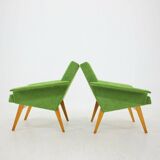 Paire de fauteuils lounge Tchécoslovaquie années 60