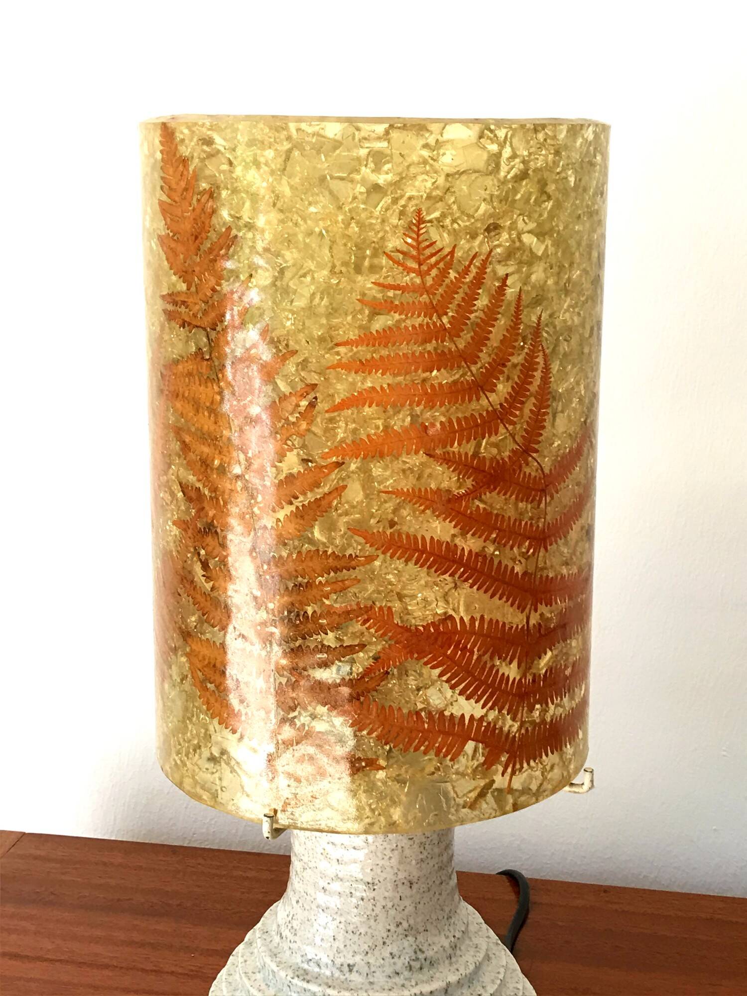 Accolay ceramic lamp vintage 70s