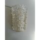 A Pair Barovier Art Deco Rostrato Clear Italian Murano Glass Wall Sconces