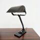 Lampe de bureau articulée ERPE — Métal noir et bakélite, Belgique, années 30-40