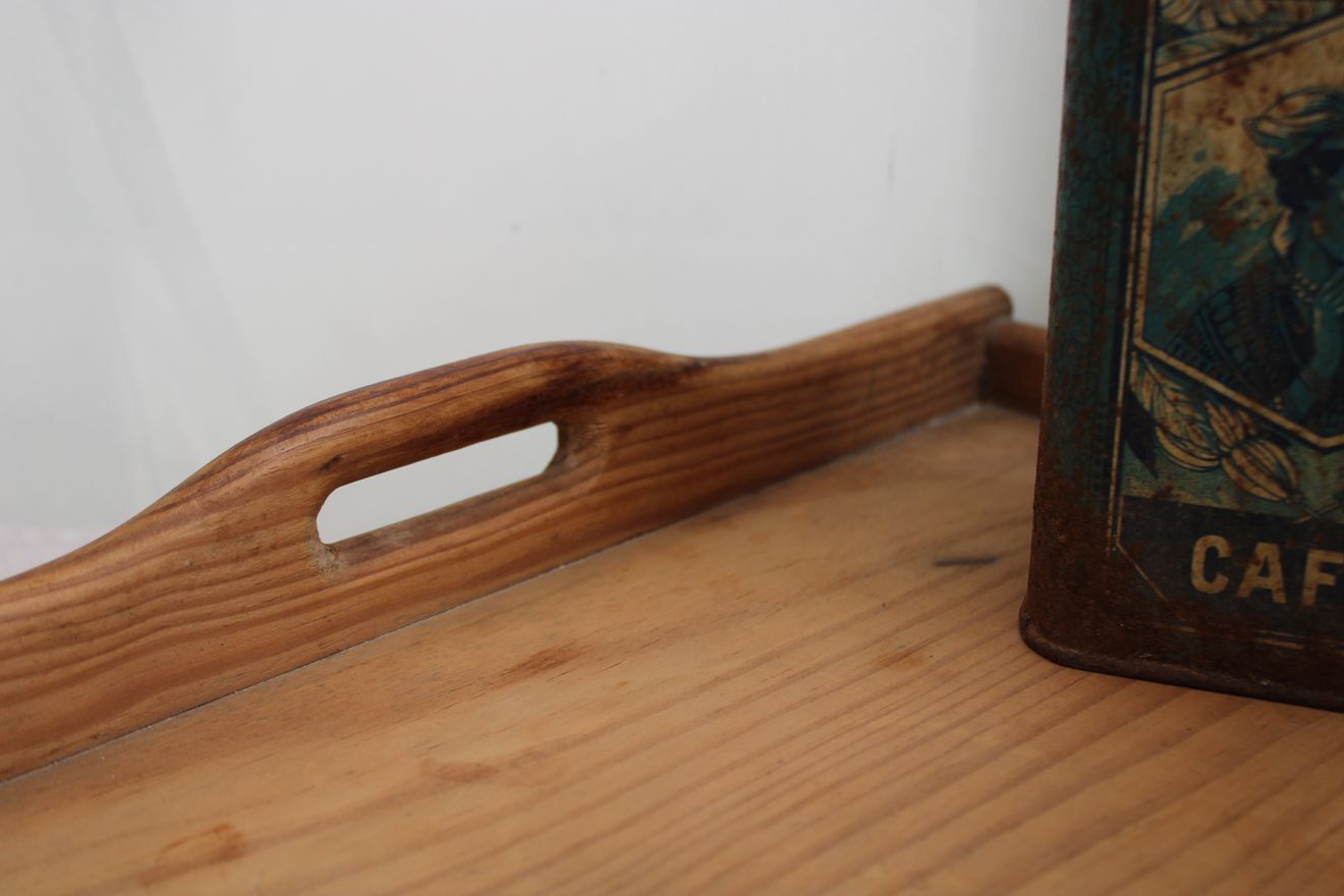 Wooden serving tray