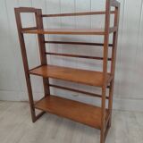 Vintage folding shelf in solid wood