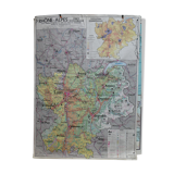 Ancienne carte d'école vintage MDI Rhône-Alpes