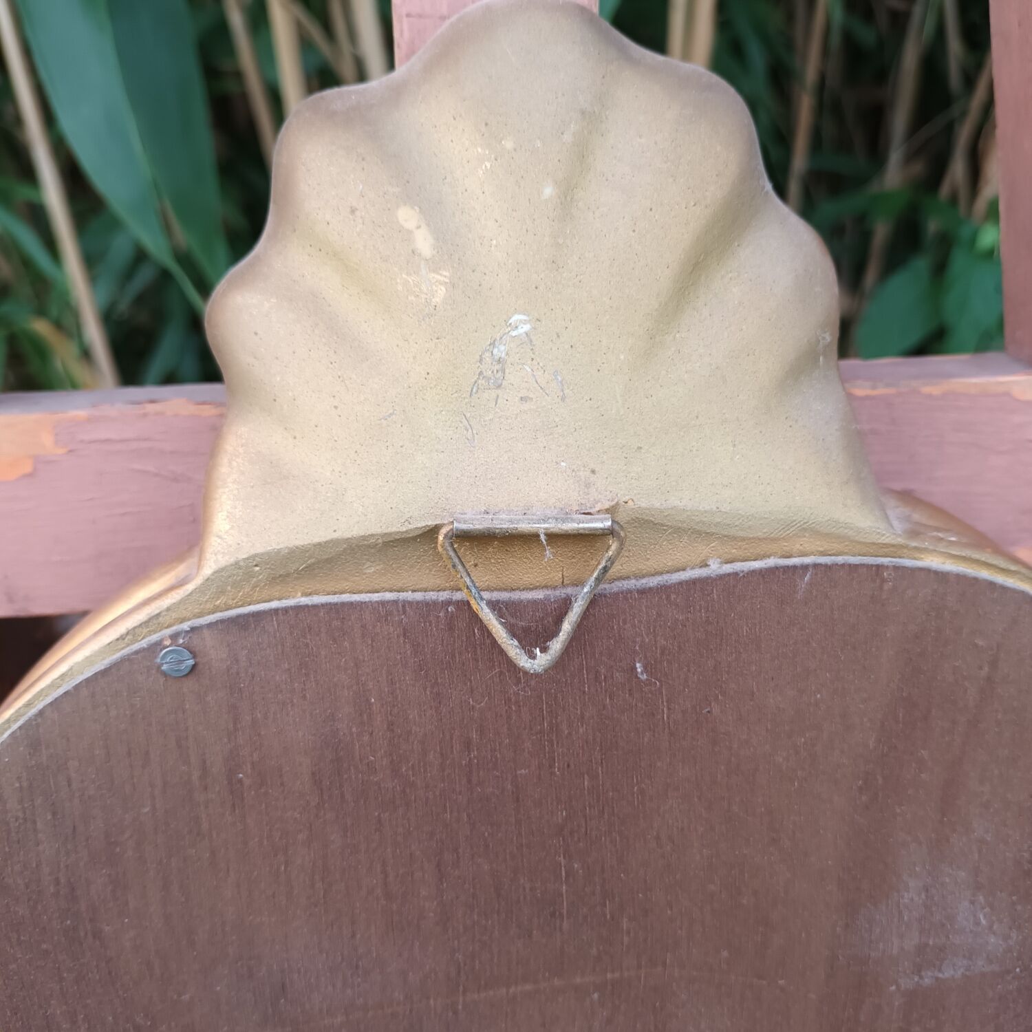 Golden baroque mirror