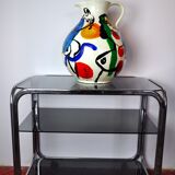 Vase painted by Peter Robert Keil, signed, Germany, 1984