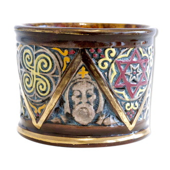 Vase of St Corentin, René Quillivic, Quimper. Model, 1922.