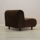 Brown armchair, Italian design, 1970s, made in Italy
