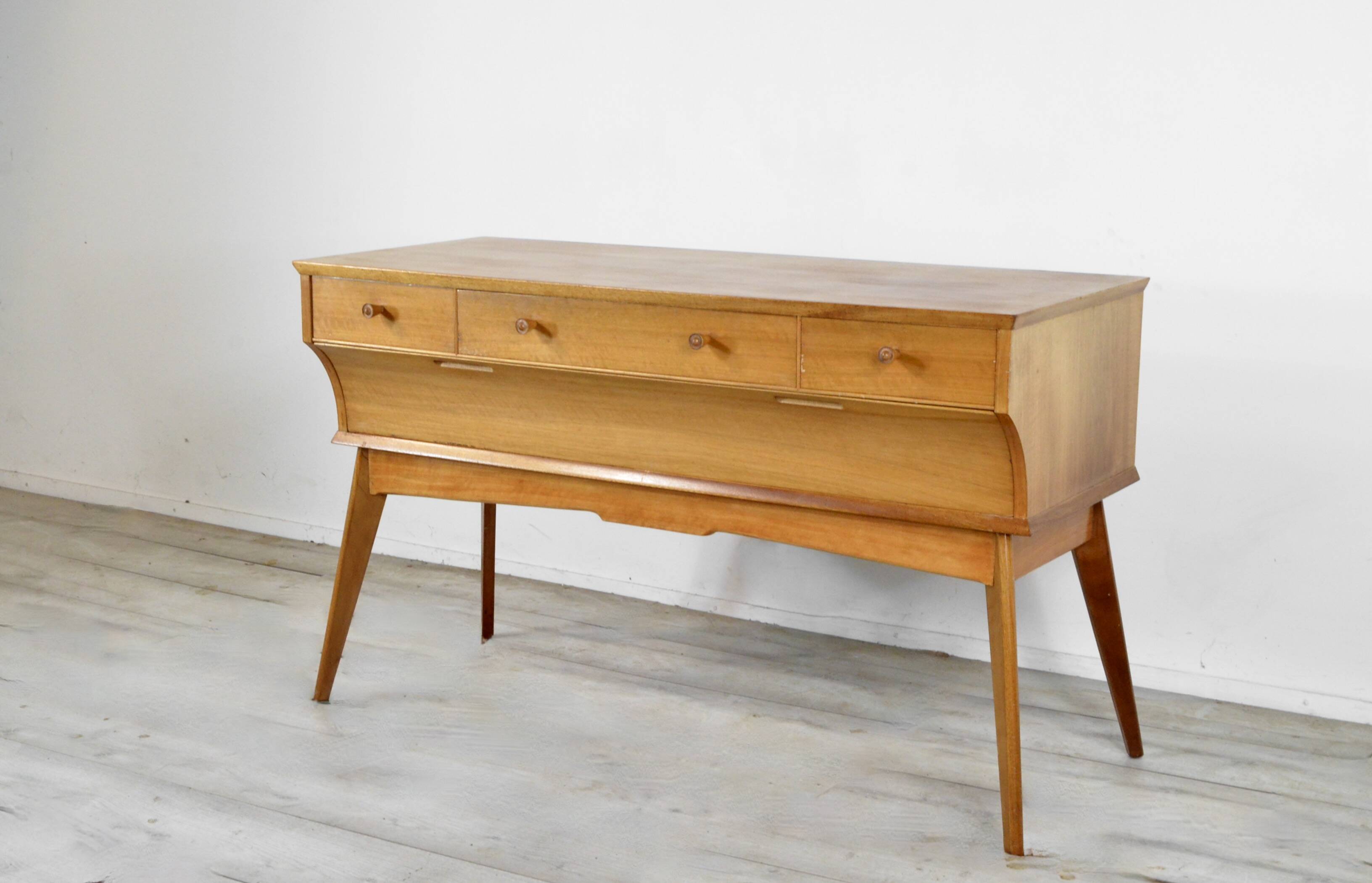 Midcentury Alfred Cox. Sideboard / Dresser In Walnut. Modern / Danish Style