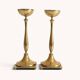 Scandinavian Modern Brass Candlesticks by Gunnar Ander for Ystad Metall