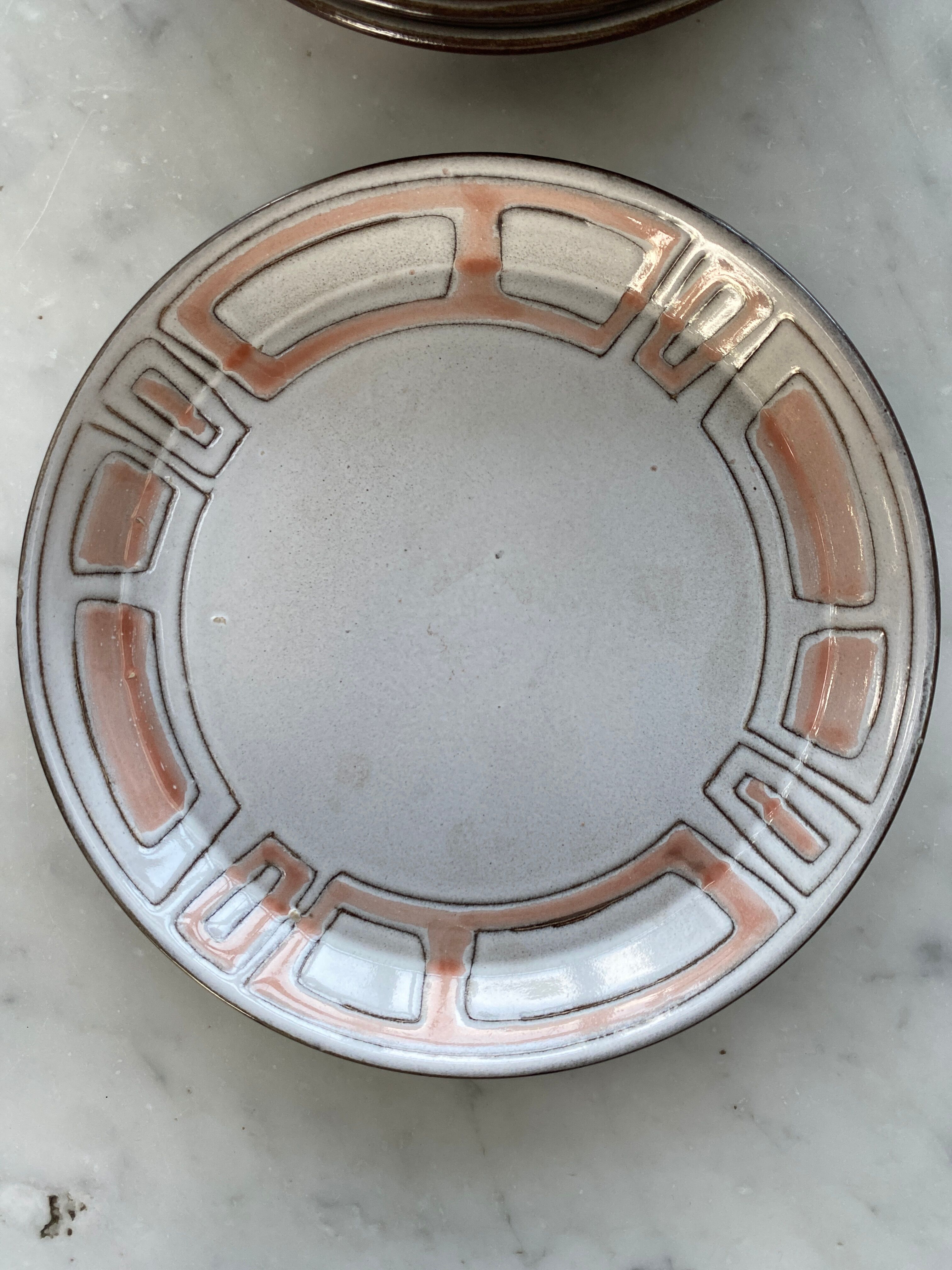 6 Plates dessert Niderviller model Mahia