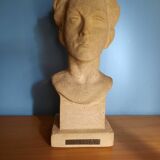 Bust of Arthur Rimbaud in stone