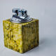 Beige alabaster lighter by Romano Bianchi, Italy, 1970