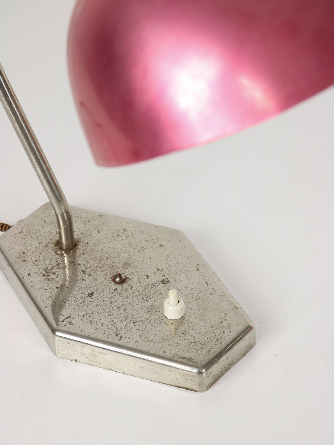 Mid-Century Red Table Lamp, 1960s