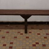 Ancien grand banc de ferme en bois  Vintage