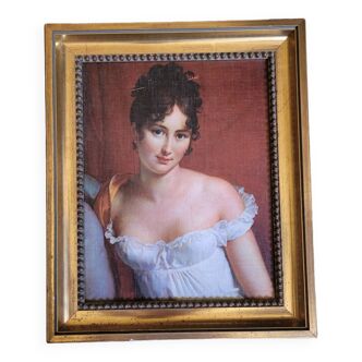 Portrait of Madame Récamier numbered reproduction
