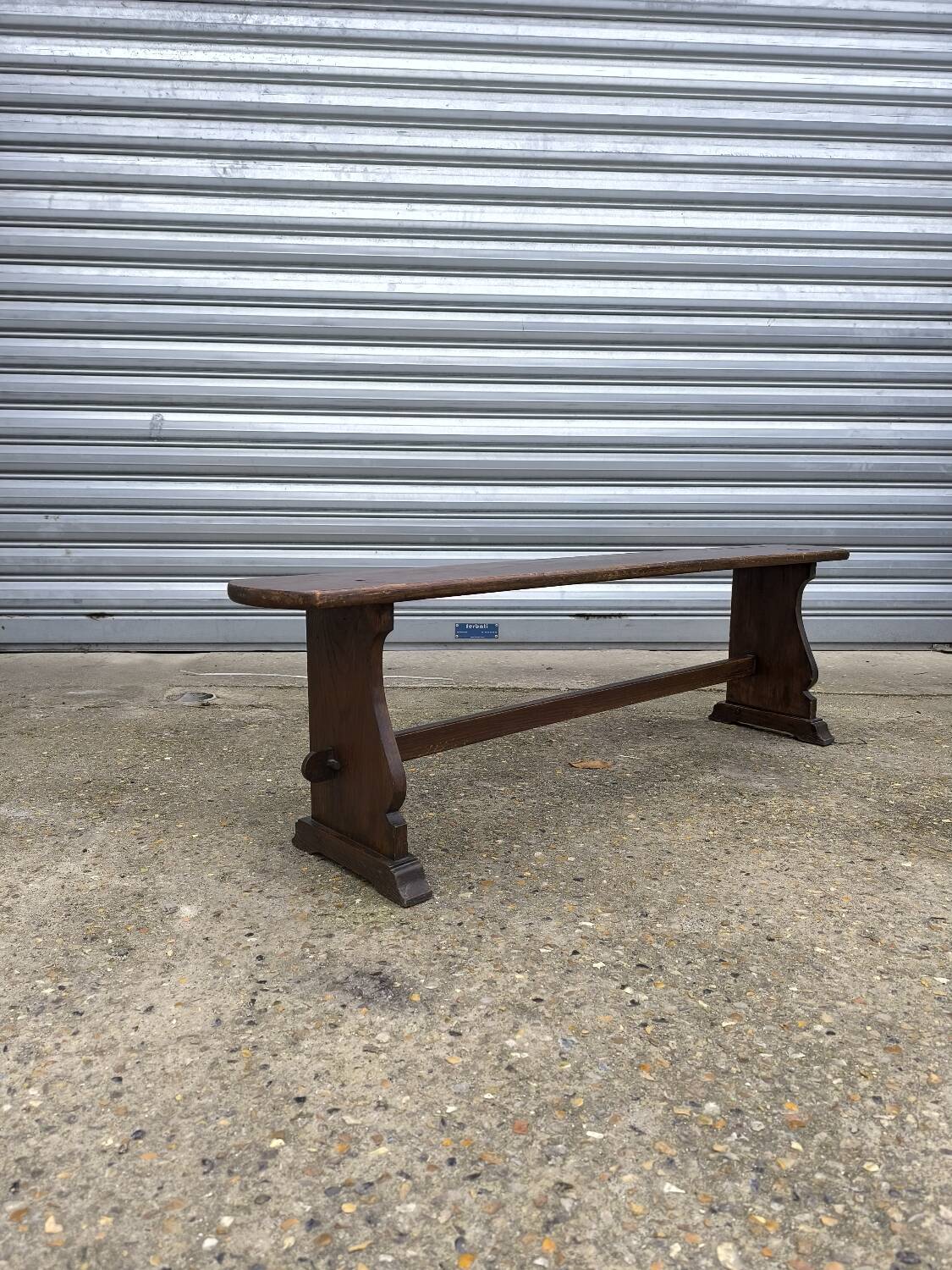 Banc d'église en bois début XXème