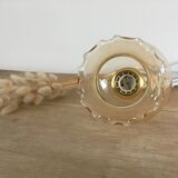 Amber tulip globe lamp