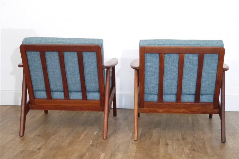 Paire de fauteuils danois en teck