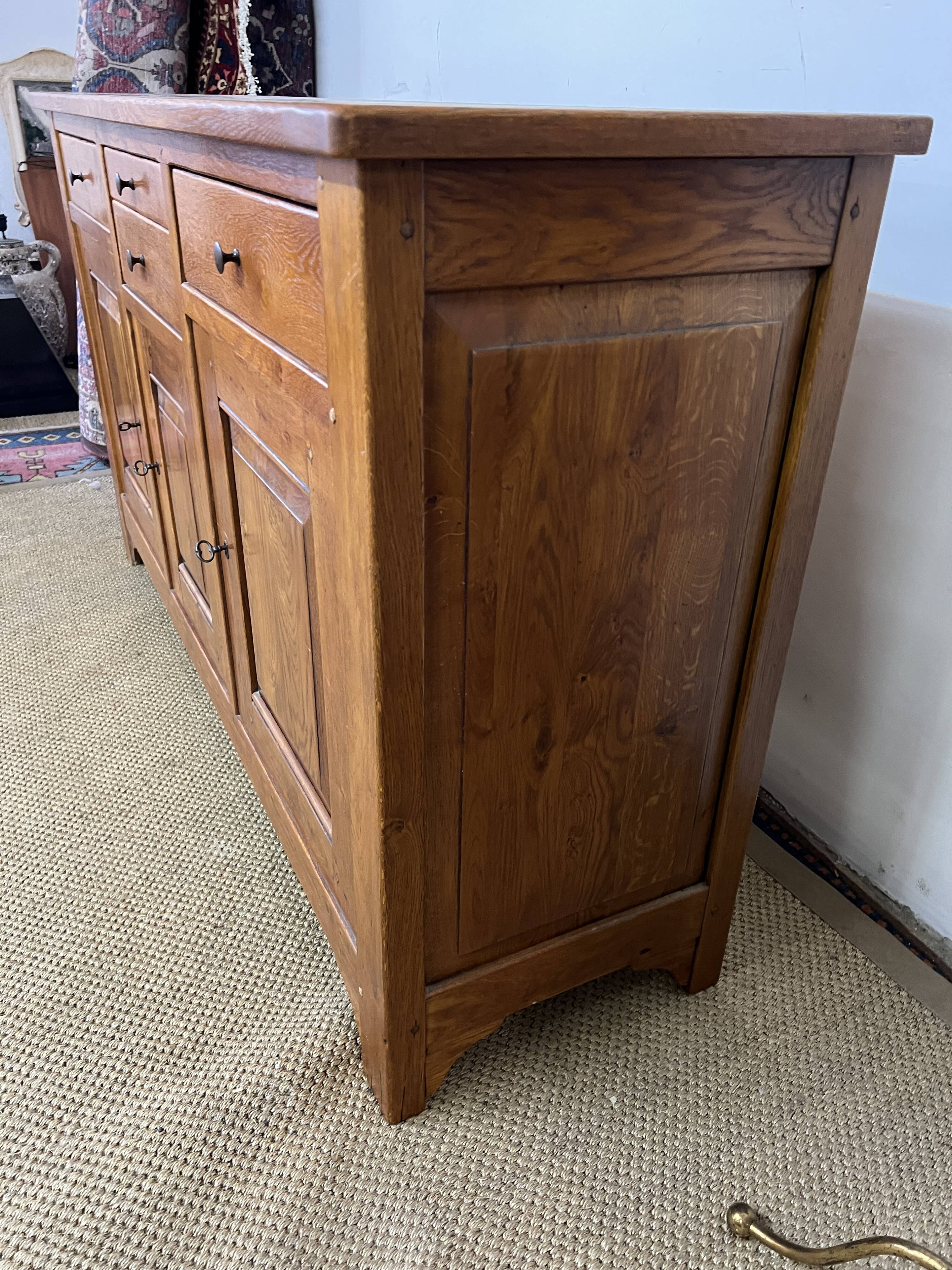 Solid wood sideboard