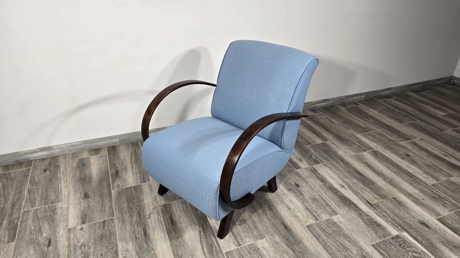 Art Deco Lounge Chair by Jindrich Halabala, 1940s