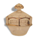 Sugar bowl in crystal