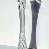 Large Bohemian Crystal Vase - Tom Model - Czechoslovakia