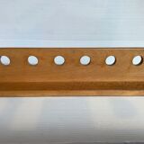 Wooden wall pipe door