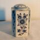 Pot covered in faience of delft blue delfino decor boat mill holland