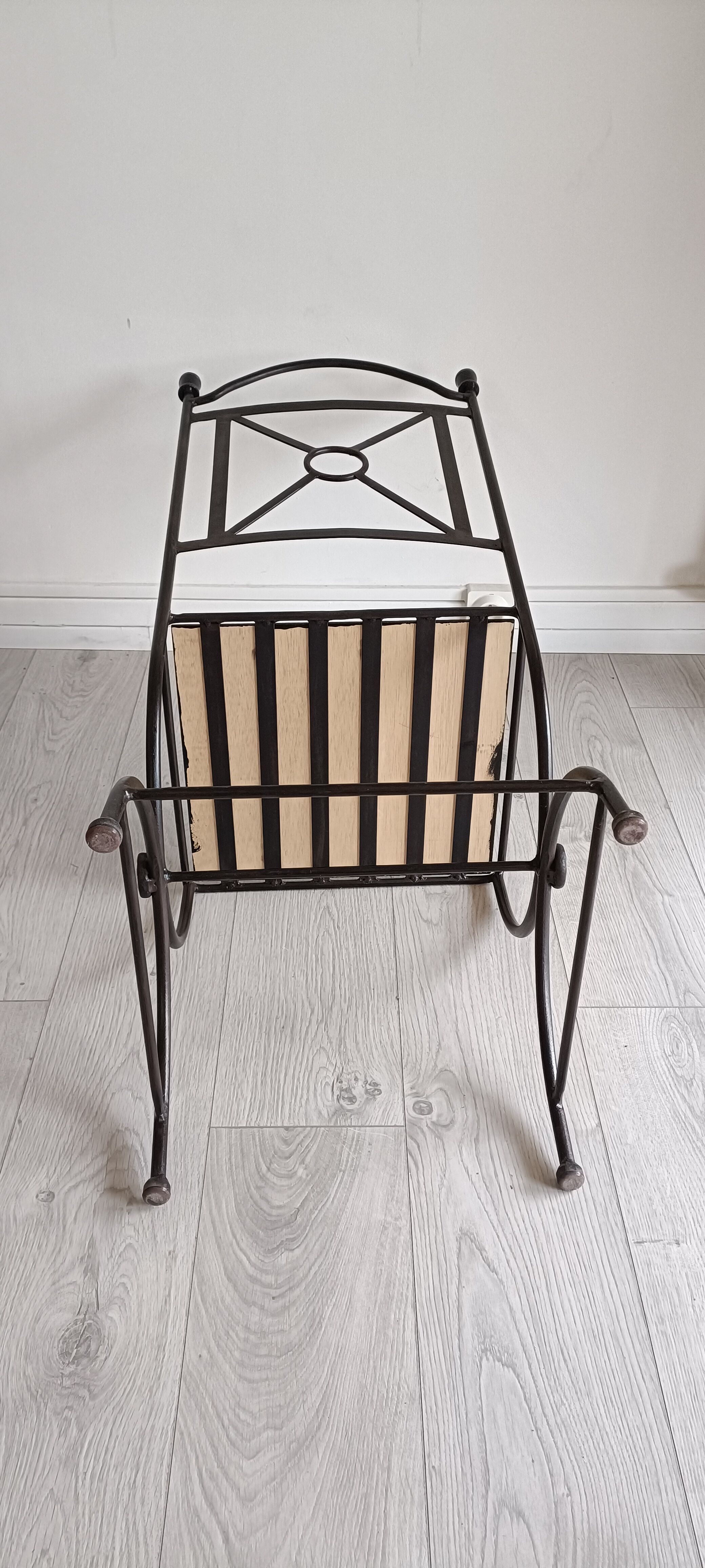 Contemporary wrought iron chairs