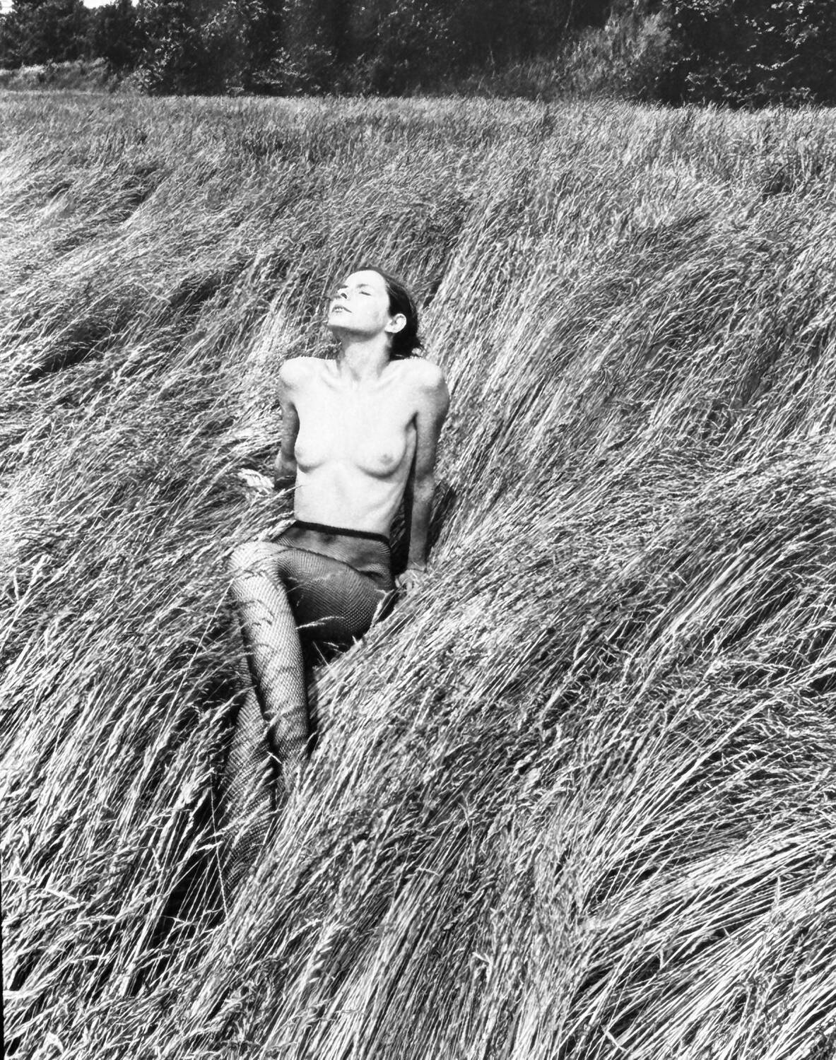 Michel Pinel (1949-2022) Nude in the tall grass - 2004