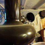 Space age, 3 brown Lita pendant lights