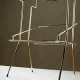 Accent furniture in gilded metal