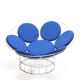 Fauteuil Peacock par Verner Panton