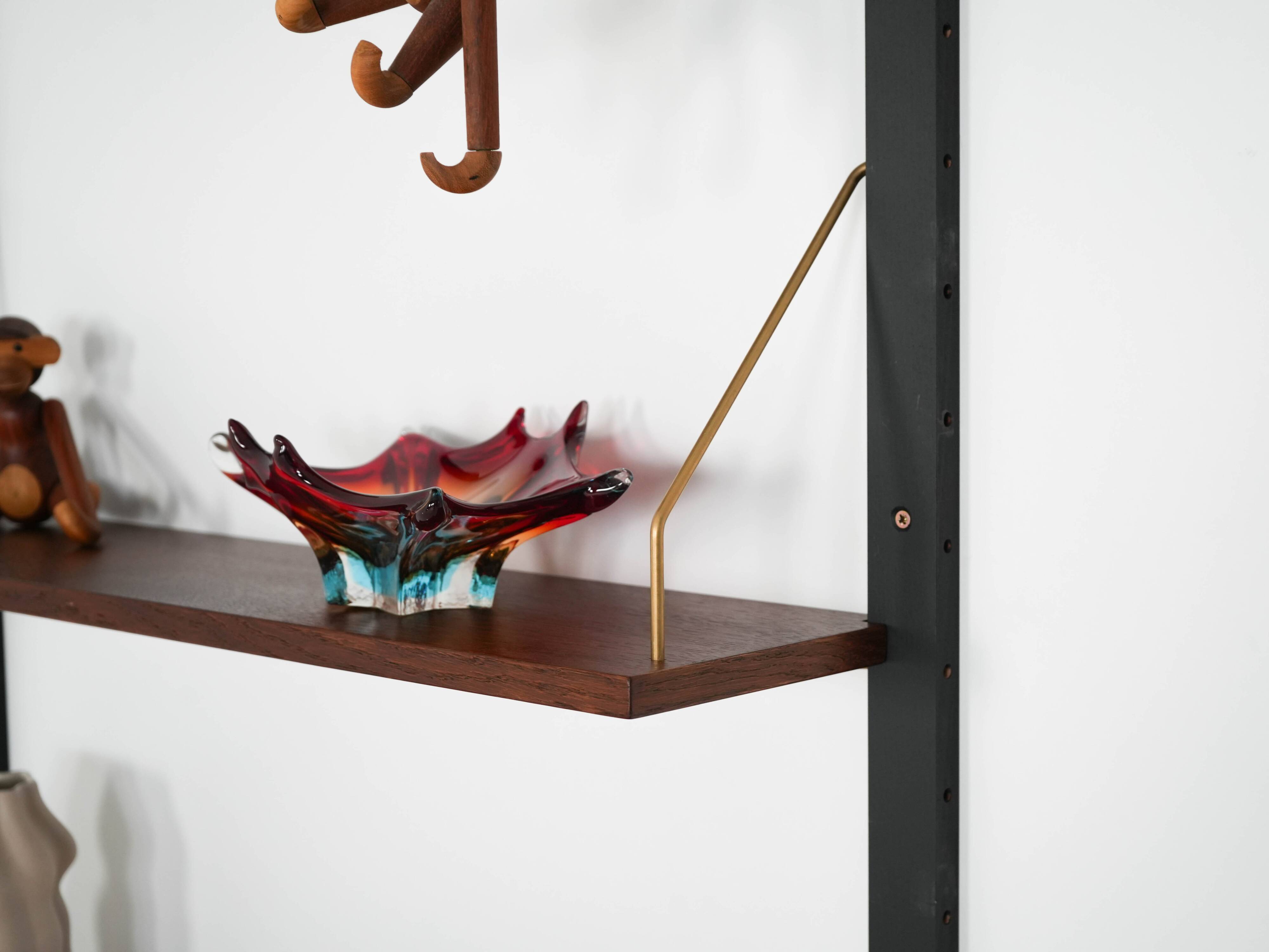 Teak shelving unit, Danish design, 1960s, made in Denmark