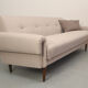 Scandinavian 3-seater sofa in beige, completely restored