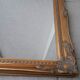 Rectangular gold mirror