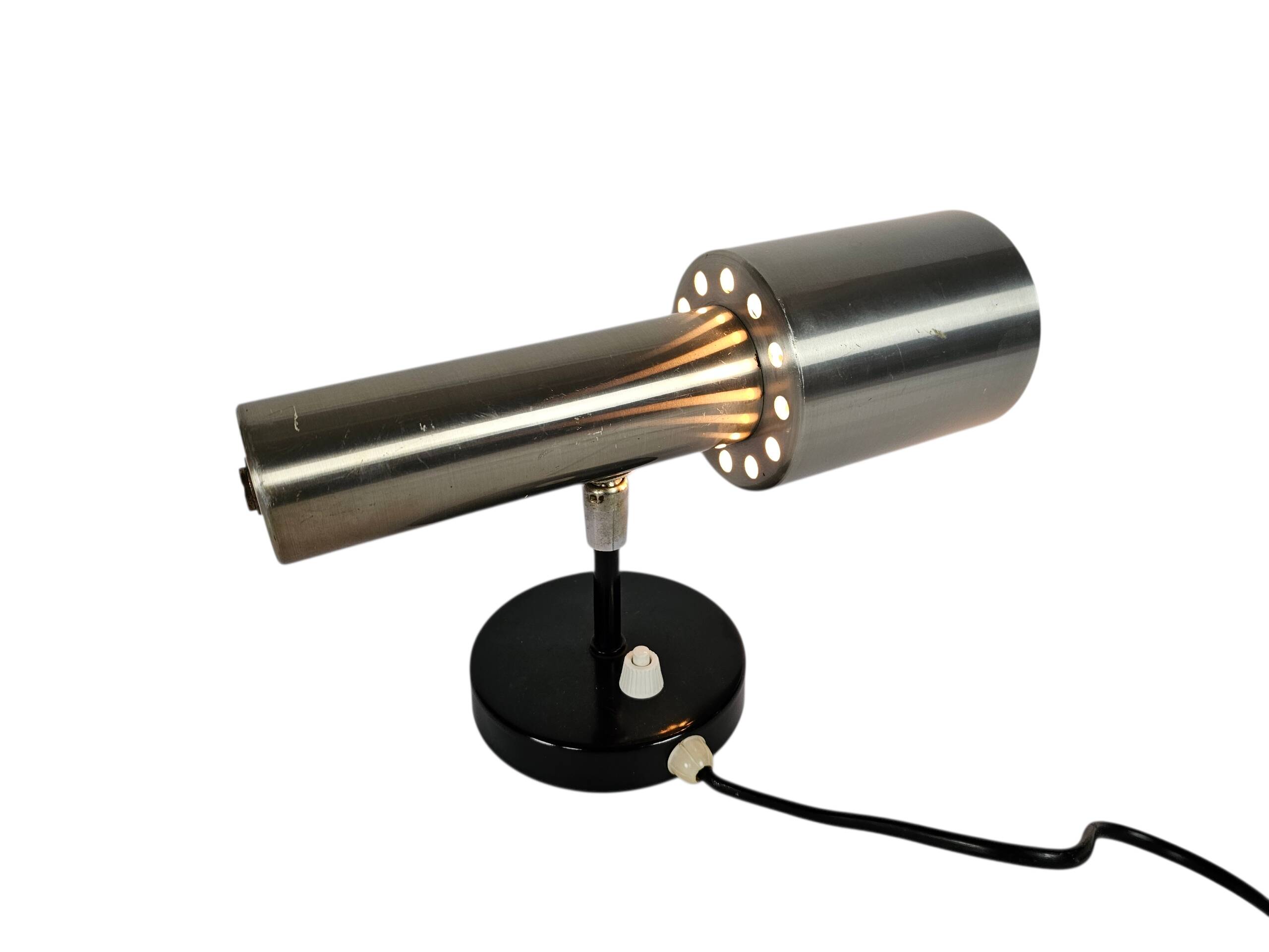Koch & Lowy - wall spotlight - stainless steel - Space Age lighting - Ameri
