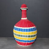 Candy demijohn in scoubidou