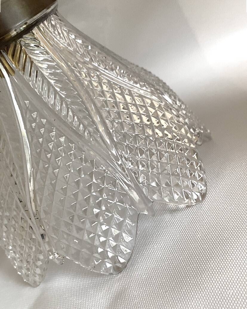 Hanging lamp, 2 m fabric cable, porcelain ceiling rose