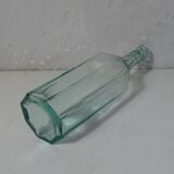 2 vintage 50s molded glass decanters