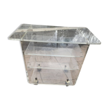 Deserted plexiglass from the 80s Vintage
