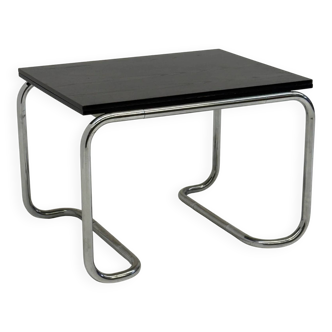 Acerbis dining table with black oak top by Giotto Stoppino