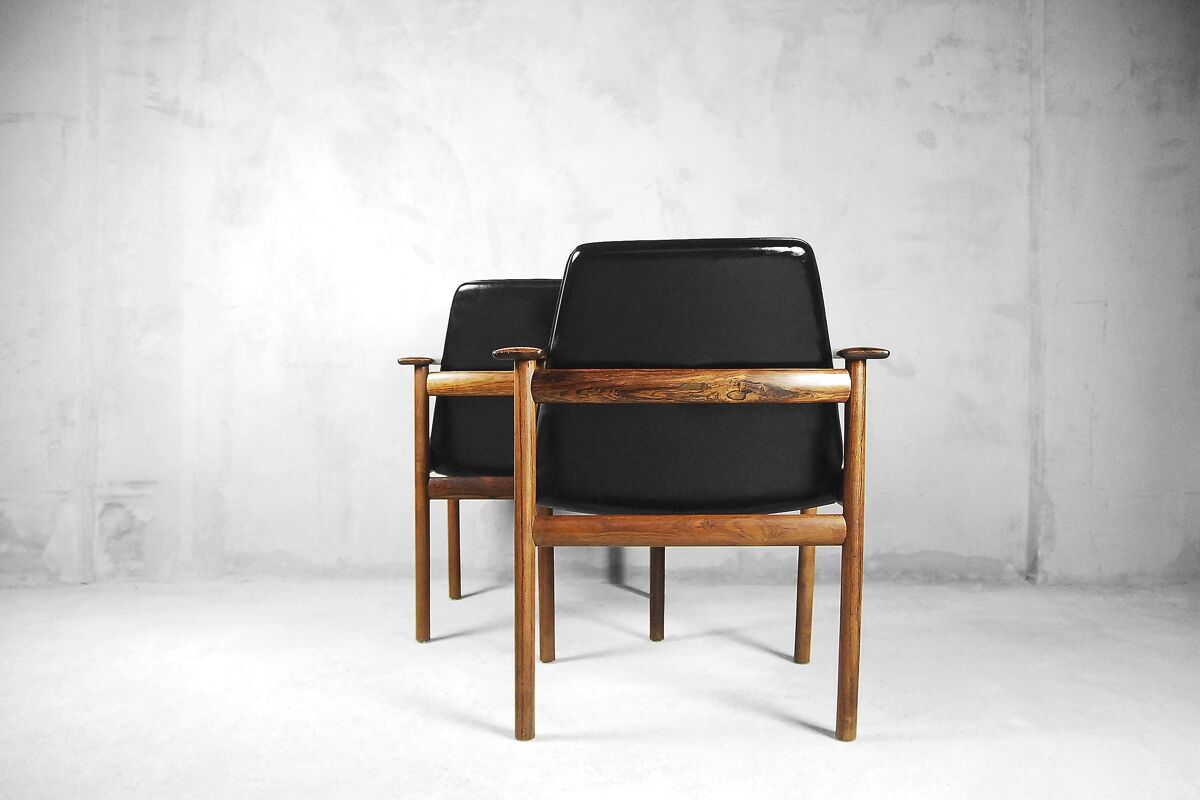 Pair of armhairs by Sven Ivar Dysthe for Dokka Møbler, 1960