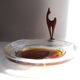 Brutalist art glass plate by Pentti Santalahti, 1970s