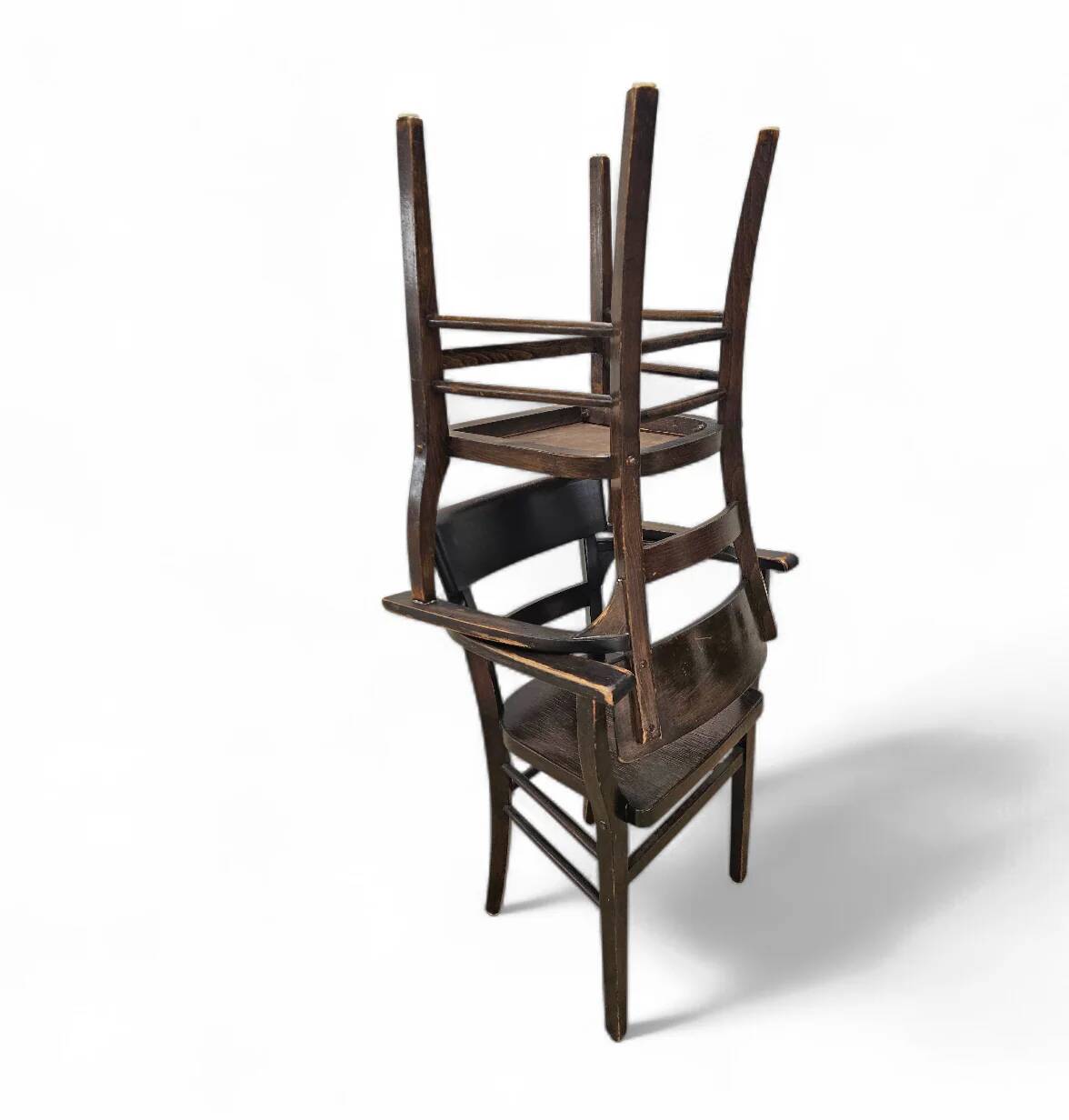 2 chaises de salle à manger / marquées "twente" / années 1930