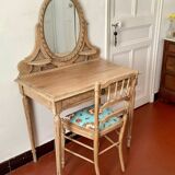 Louis XVI dressing table and chair