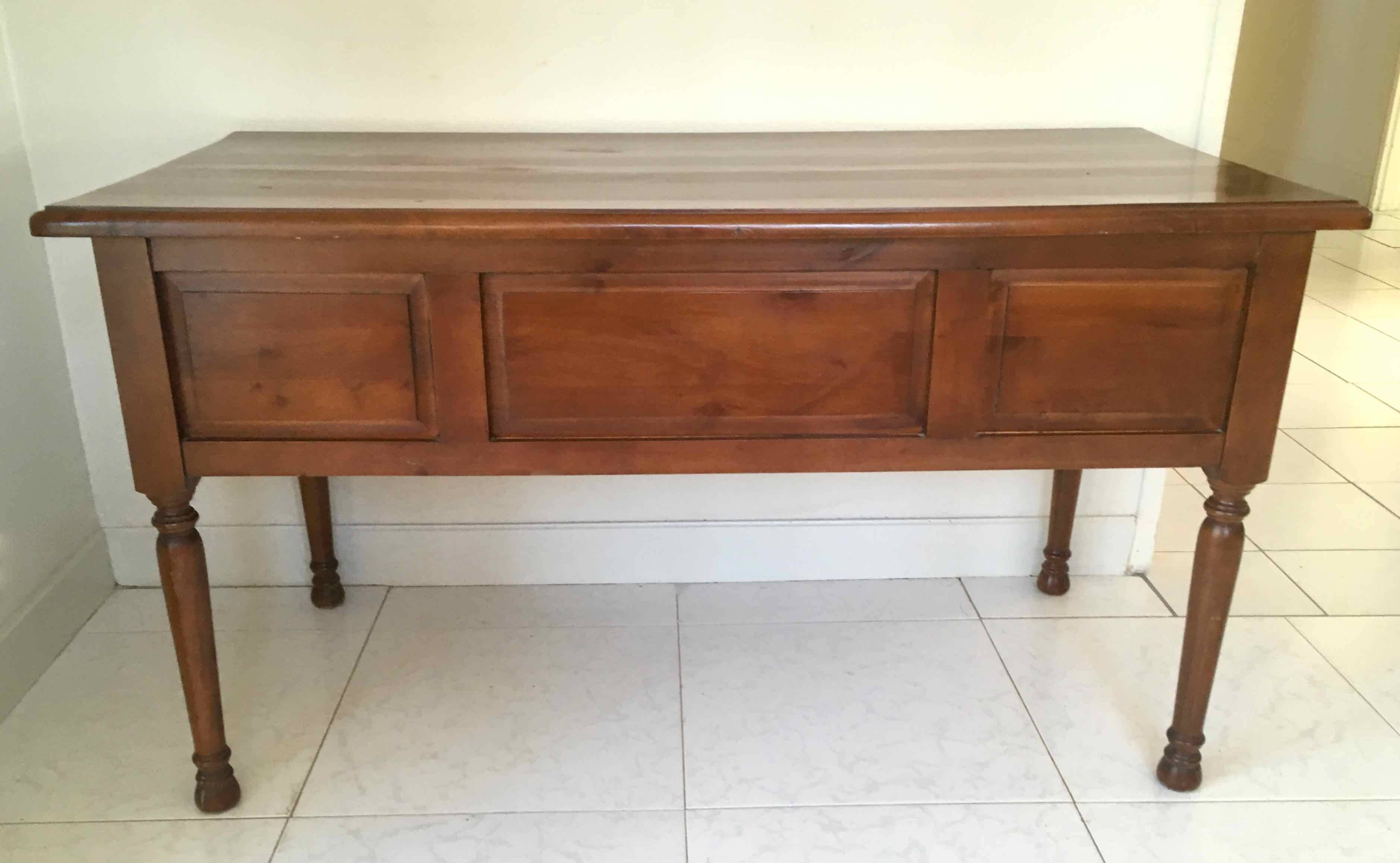 Louis Philippe style cherry wood desk, 1970